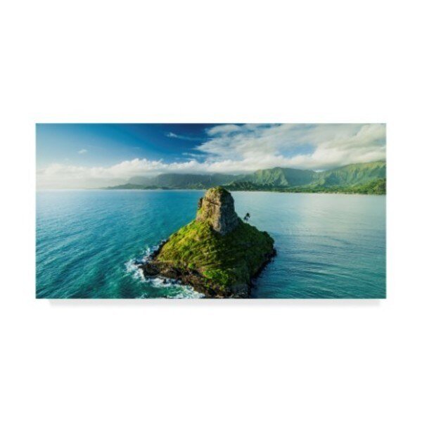 Cameron Brooks 'Chinamans Hat Sunrise 1' Canvas Art, 24x47, Trademark Fine Art, Mfr#: ALI40480-C2447GG